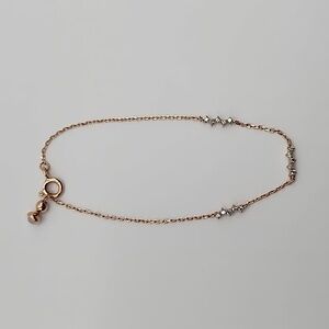 Didier Dubot 14k Rose Gold Diamond Bracelet (New)